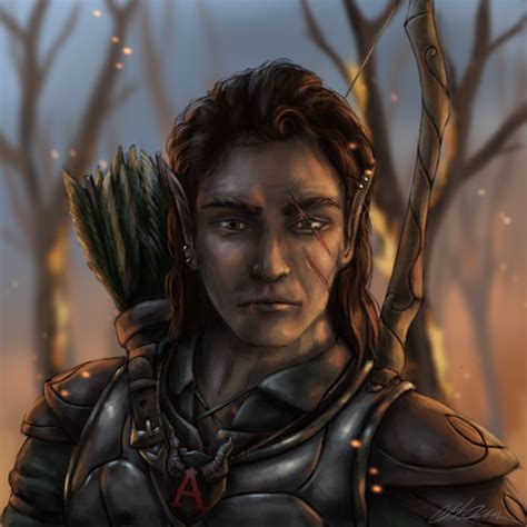 [Commission] Wood Elf Ranger portrait : r/characterdrawing