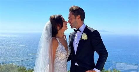 Mario Falcone's wedding to Becky Miesner in full from stunning gown to ...