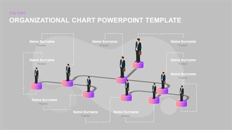 Creative Organizational Chart Template Ppt Free Download - IMAGESEE