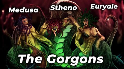 The Gorgons: Medusa, Stheno & Euryale | Greek Mythological Explained - YouTube