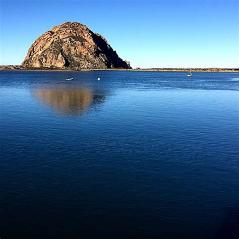 Morro Rock - Morro Bay, CA - [2206 x 2206] OC : EarthPorn