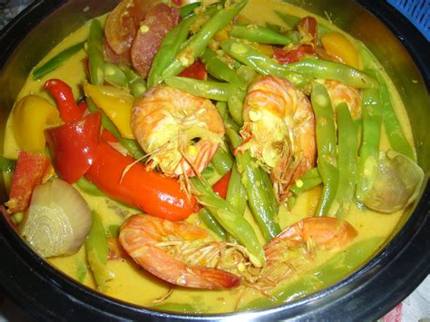 Cute Oven: Udang Masak Lemak Sayur Campur