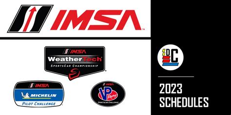 2023 IMSA SCHEDULES