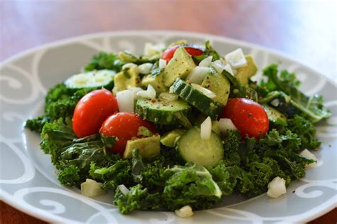 Kale Basil Salad for Alkaline Diet - Curing Vision