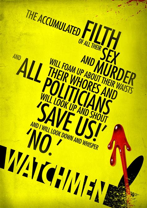 Watchmen Quote by elcrazy on DeviantArt