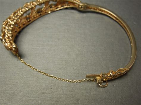 Vintage Diamond Bangle Bracelet 2.50 TCW 14KT Gold C1960