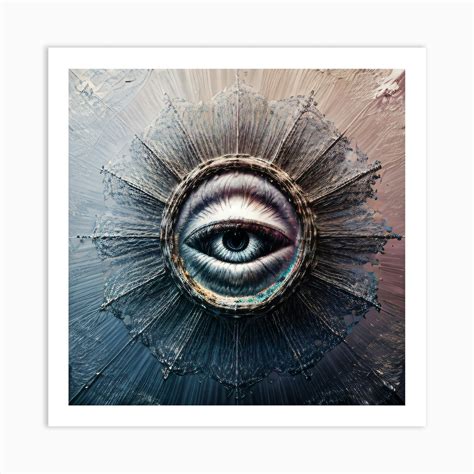 Eye Of God Art Print by Muddasir - Fy