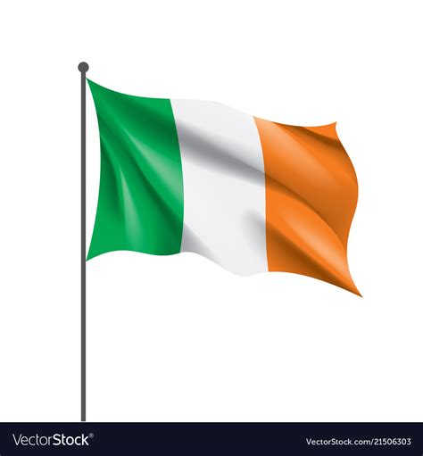 Ireland flag Royalty Free Vector Image - VectorStock