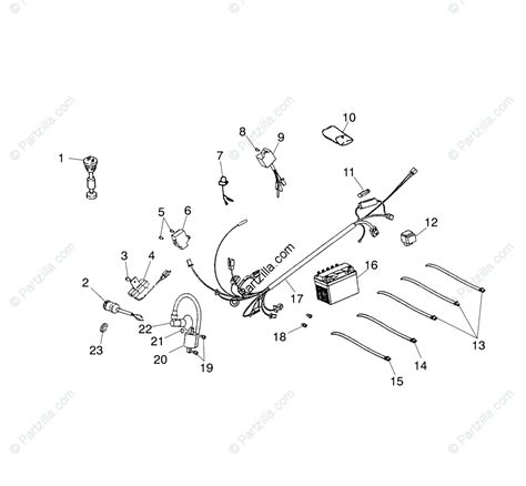 Polaris ATV 2001 OEM Parts Diagram for Electrical Parts | Partzilla.com