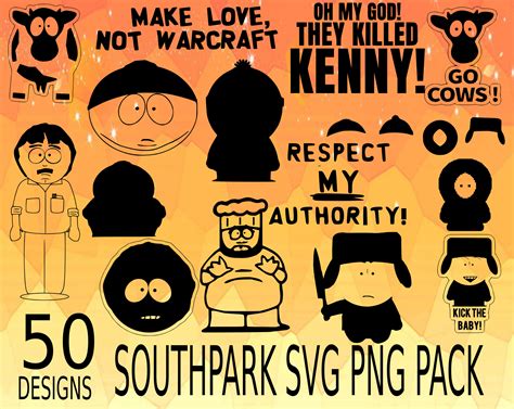 Designs Inspired by South Park South SVG Svg Png Bundle - Etsy