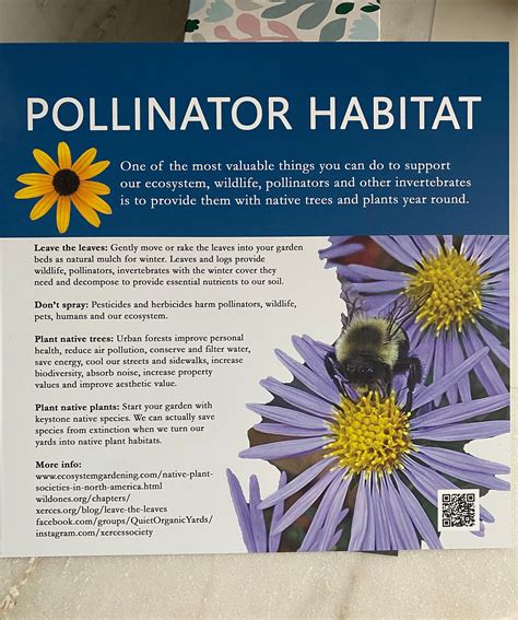 Pollinator Habitat Yard Sign - Etsy