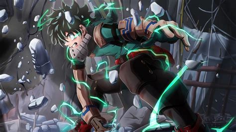 Izuku Midoriya Deku de My Hero Academia Anime Fondo de pantalla 4k HD ...