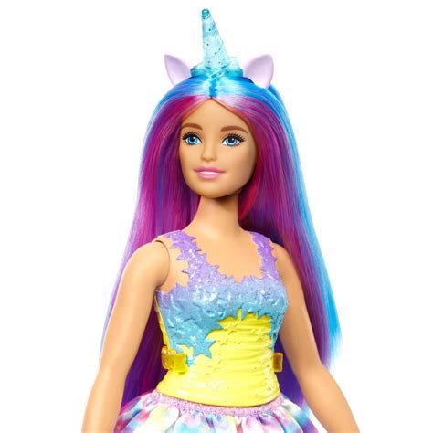 Barbie Dreamtopia Unicorn Doll with Blue and Purple Hair