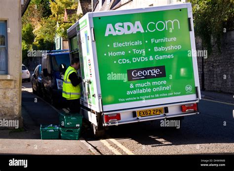 Asda delivery van hi-res stock photography and images - Alamy