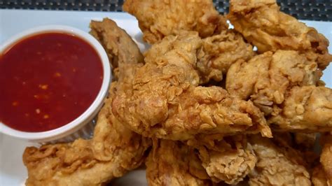 KFC style chicken wings recipe by The Grill Kitchen - YouTube