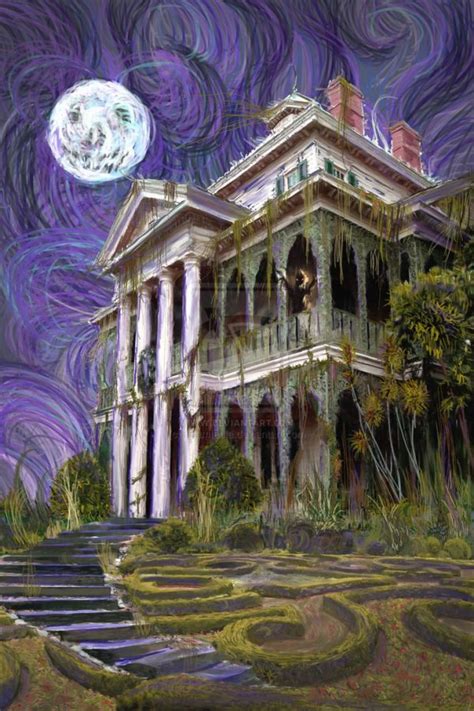 13 Great Pieces of Haunted Mansion Fan Art | Disney haunted mansion art ...