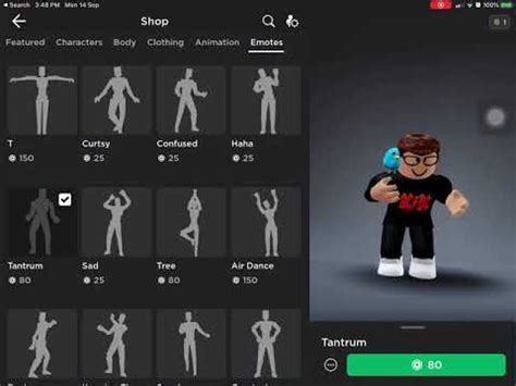 All emotes in roblox - YouTube