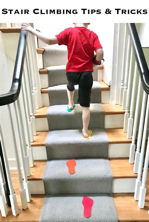 Stair Climbing Tips and Tricks: Teaching Children to Climb Stairs Anxiety Activities, Gross ...