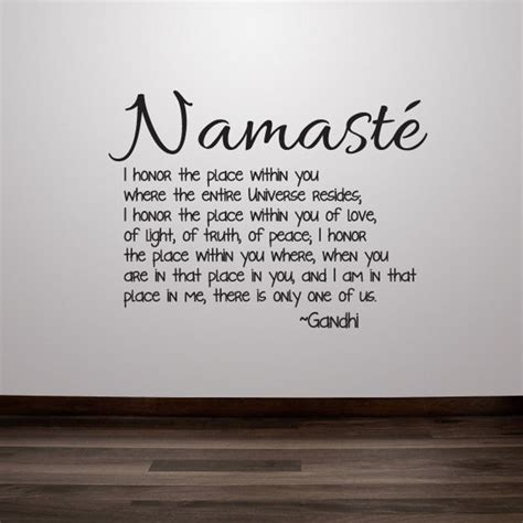 Namaste Yoga Wall Quote Yoga Fitness Motivational Wall | Etsy | Yoga quotes, Namaste quotes, Namaste