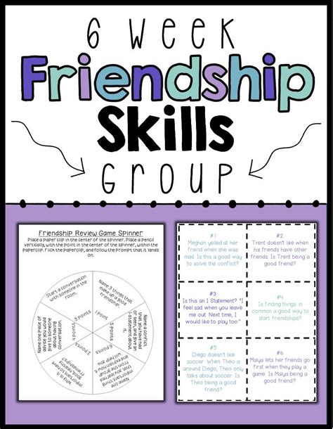 Printable Social Skills Activities Worksheets