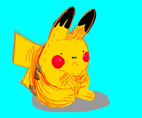 fat pikachu plush - Drawception