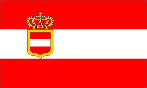 Naval and war flag of Austria-Hungary, 1867-1894 | exoflag.de