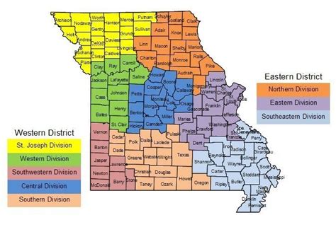 94 District Courts Map