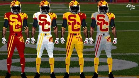 Usc Football Uniforms - Imho Sunday Logos Uniforms Colors And Stadiums ...