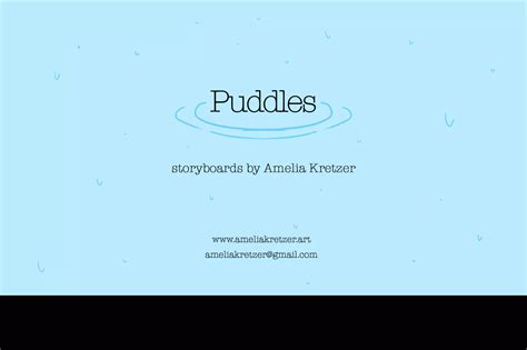 Puddles Storyboards 2023 | PPT