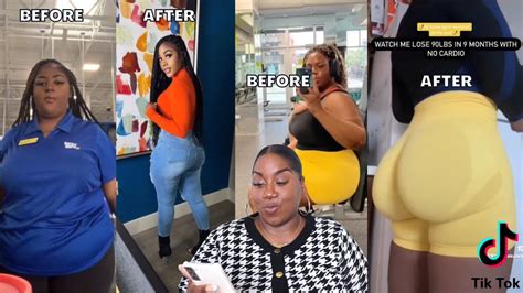 Ah-mazing TRANSFORMATIONS! Reacting to Black Women Weight Loss on Tiktok! - YouTube