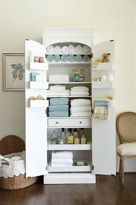 linen storage cabinet