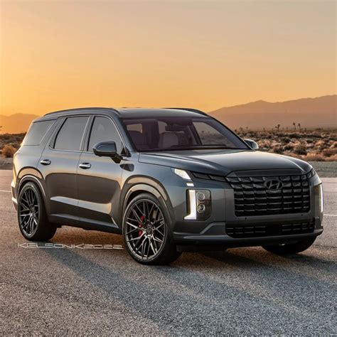 Murdered-Out Hyundai Palisade “Shadow Line” Digitally Mixes KDM With ...