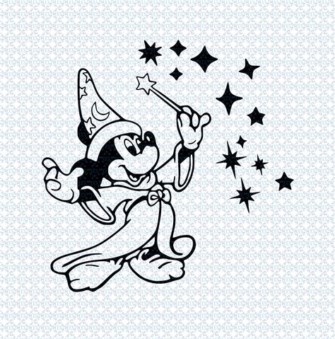 Download/ Sorcerer Mickey SVG - Etsy