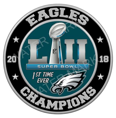 Philadelphia Eagles 2018 Super Bowl Championship Sticker | Etsy ...