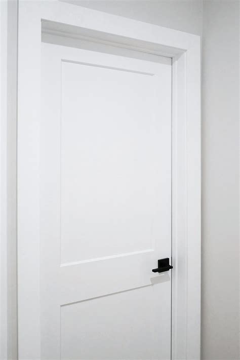 White Door Black Hardware | White interior doors, Doors interior modern, White doors