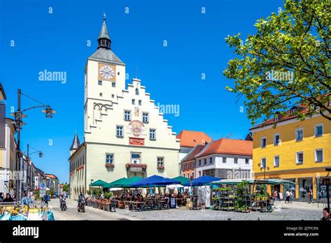 Historical city of Straubing, Germany Stock Photo - Alamy