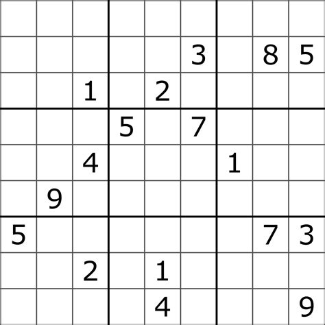 Sudoku Printable Pdf