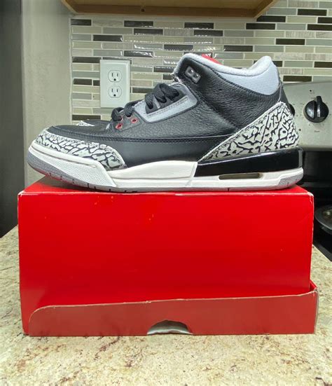 Jordan Brand Black cement 3s | Grailed