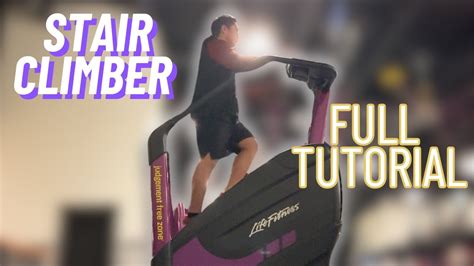 Planet Fitness Stairmaster (STAIR CLIMBER TUTORIAL!) - YouTube