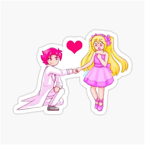 "Funny Gaming Chibi Cute Alex-Zach Marriage Proposal Wedding in Team ...