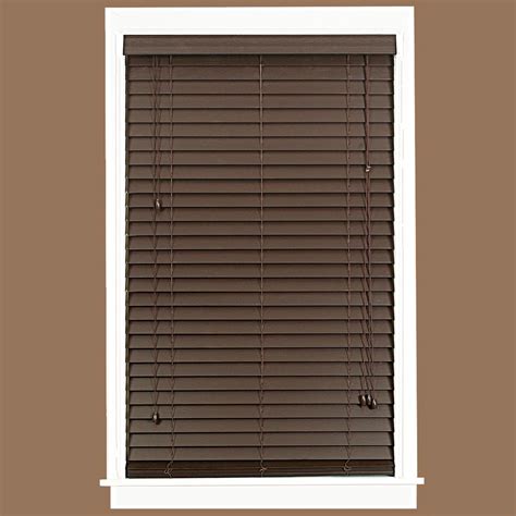 Faux Wood Plantation Blinds with Valance | Collections Etc.