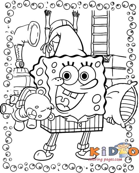 color pages of spongebob squarepants for kids in 2021 | Spongebob ...