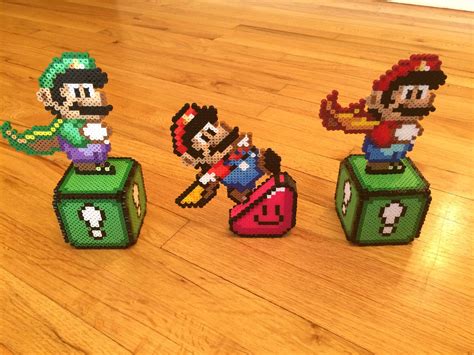 Super Mario World Perler 3D Coin Banks - Etsy | Super mario world, Perler bead mario, Diy perler ...