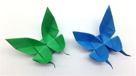 Paper Butterfly making instruction - How to make an origami Butterfly easy step by step ...