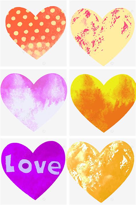 Watercolor Hearts White Transparent, Watercolor Love Heart Heart, Watercolor, Love, Heart And ...