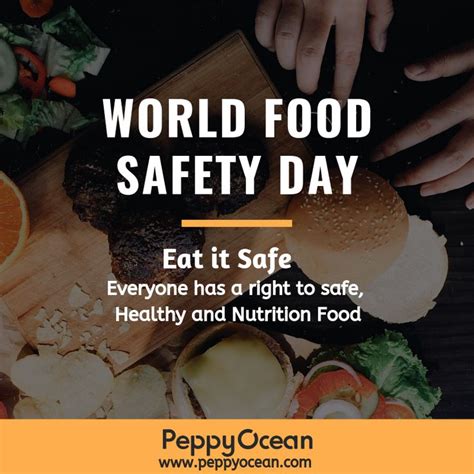 World Food Safety Day | Food safety, Safety quotes, Healthy food slogans