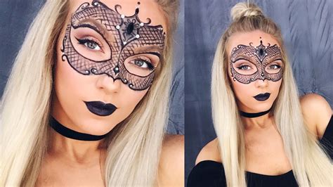 MASQUERADE MASK MAKEUP! | HALLOWEEN TUTORIAL - YouTube