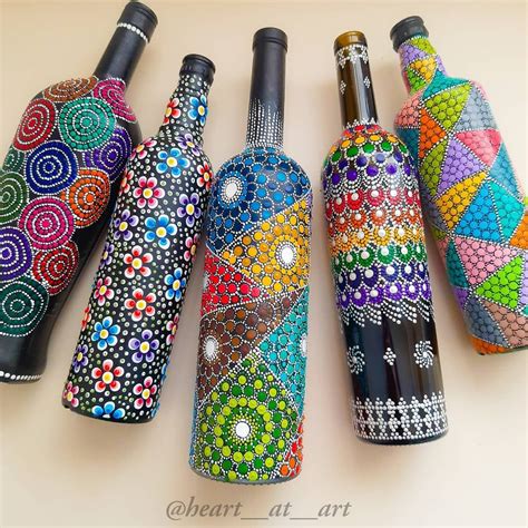 130+ Wine Bottle Painting Ideas and Designs for Beginners (Simple) - Bottle Art India | Bottle ...