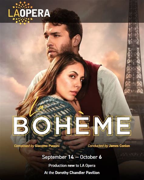 LA Opera Presents La Boheme 2019 | La boheme, Opera, Giacomo puccini