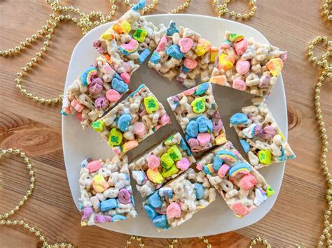 Lucky Charms Cereal Bars Recipe - Rachel's Crafted Life